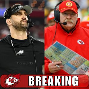 BREAKING: Philadelphia Eagles head coach Nick Sirianni stunned everyone with a "three-word" threatening message to the Kansas City Chiefs ahead of their next game, leaving head coach Andy Reid anxious and fearful. HTX