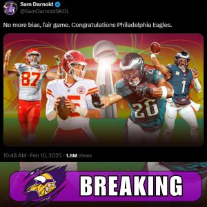 BREAKING: Sam Darnold posted a cryptic tweet about the Super Bowl between the Chiefs and Eagles. The comments section is the center of attention..... JustinBieHung