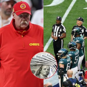 BREAKING NEWS: Referees in the Kansas City Chiefs vs. Philadelphia Eagles game have been suspended for overlooking numerous fouls by the Philadelphia Eagles, which impacted the game's outcome and led to shocking statements from Andy Reid… HTX