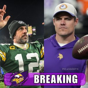 BREAKING NEWS: Vikings fans are not happy with Aaron Rodgers joining the Minnesota Vikings. Here's what Kevin O'Connell has to say..... HTX