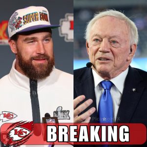 BREAKING NEWS: Jerry Jones opens up a new path for Travis Kelce, hoping he will join the Dallas Cowboys with a higher salary than the Chiefs ever paid him. Travis Kelce's response makes fans..... HTX