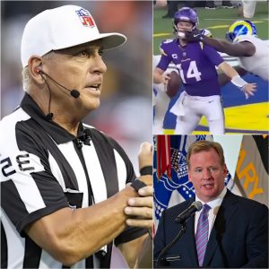 NFL Commissioner Roger Goodell has imposed the highest fine in NFL history on referee Clay Martin due to significant errors in the game between the Minnesota Vikings and the Los Angeles Rams. - HTX