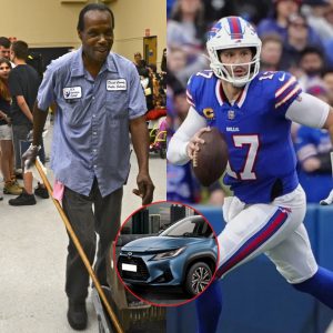 Josh Allen Returns to His Old School to Surprise His High School Janitor with an SUV, What Happens Next Will Make You Cry