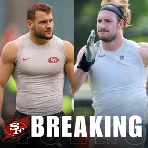 The 49ers have confirmed they will bring Joey Bosa on board to join Nick Bosa in their quest for a Super Bowl masterpiece next season. - HTX