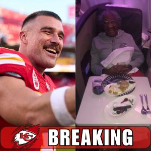 Travis Kelce Gave Up His First-Class Seat to an Elderly Woman—What Happened Next Will Leave You in Tears! - FB88