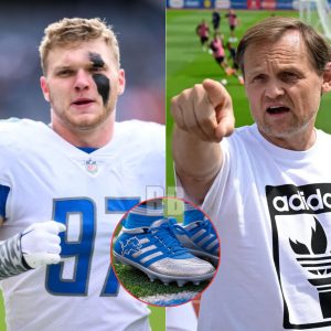 BREAKING: CEO Bjørn Gulden left a comment under a Detroit Lions video saying he likes Aidan Hutchinson's NFL style of play and would offer him a 10-year Adidas brand ambassador deal with a "huge" deal.. - hihihi