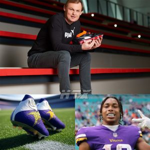 BREAKING NEWS: CEO Bjørn Gulden recently posted a post praising Justin Jefferson, saying he likes his NFL style of play and is offering him a 10-year Adidas brand ambassador deal for a "huge" amount of money. - SSS