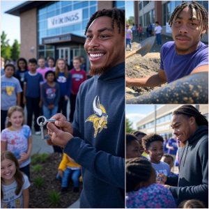 After seeing local kids struggle with outdated books, Vikings star Justin Jefferson invested $3.5 million to build a library near a Minneapolis school — his next move brought fans to tears… - SSS
