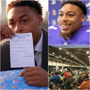 BREAKING NEWS: Minnesota Vikings superstar Justin Jefferson donates entire $20 million bonus and sponsorship deal to charities and homeless relief organizations. “There are millions of people struggling every day — families without homes, children without food, veterans without support,” Justin Jefferson said. “If I could be one of those people... - SSS