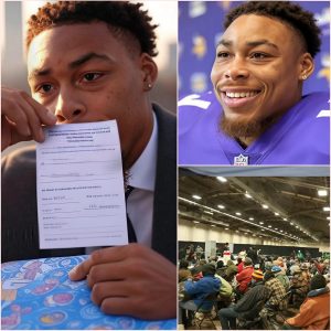 BREAKING NEWS: Minnesota Vikings superstar Justin Jefferson donates entire $20 million bonus and sponsorship deal to charities and homeless relief organizations. “There are millions of people struggling every day — families without homes, children without food, veterans without support,” Justin Jefferson said. “If I could be one of those people... - wiwisss
